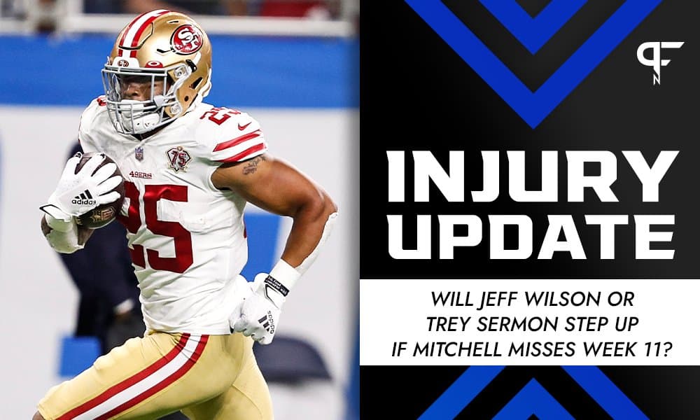 49ers' Elijah Mitchell doubtful for Week 11 matchup with Jaguars due to  broken finger, rib injury 