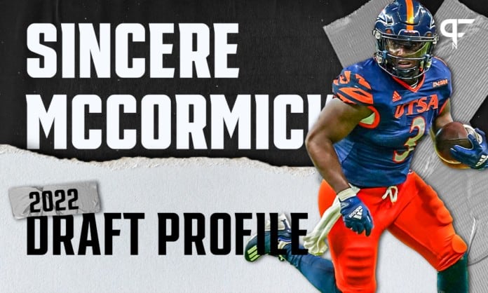 Sincere McCormick, UTSA RB | NFL Draft Scouting Report