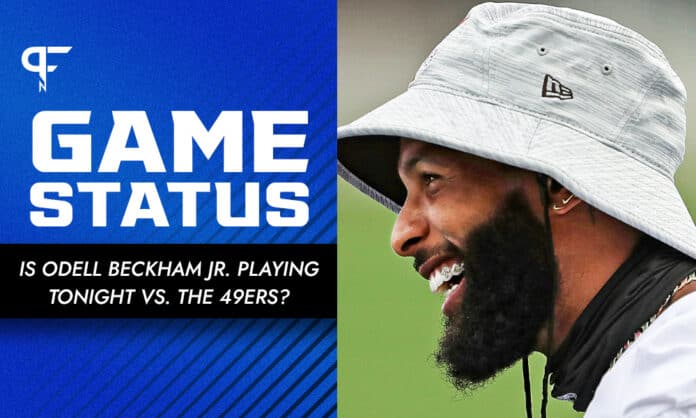 Is Odell Beckham Jr playing tonight against Cardinals on MNF?