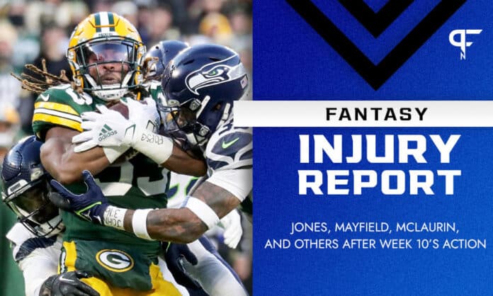 Fantasy Football Injury Updates (RB, WR, TE, QB): Week 10 - November 11th