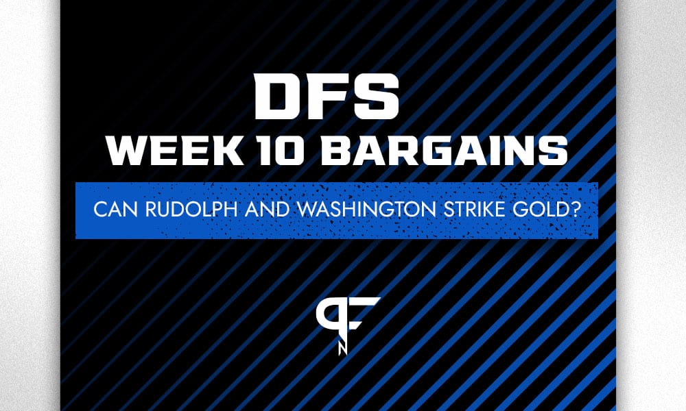 NFL DFS Sunday Picks Week 10: Don't ignore the ultra-cheap Mason Rudolph  and Geoff Swaim