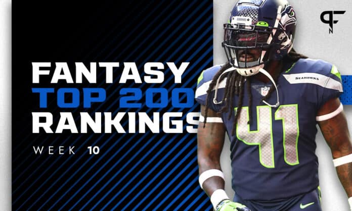 week 10 fantasy rankings