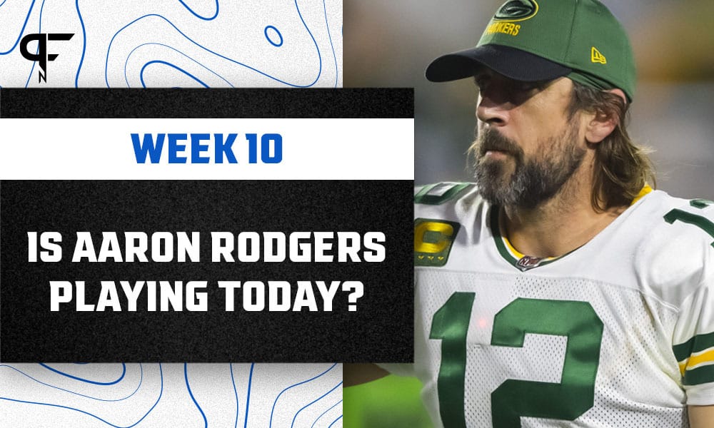 Will Aaron Rodgers play today against the Seahawks?