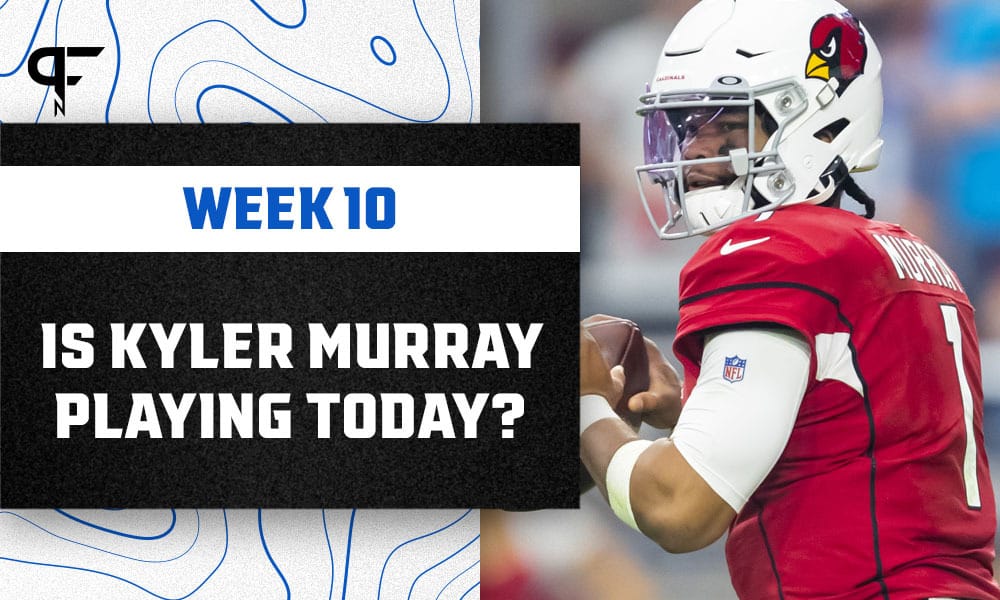 Is Kyler Murray playing today vs. the Panthers?