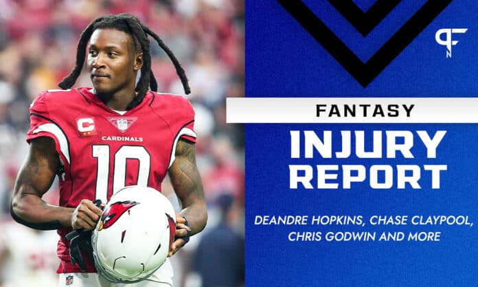 Fantasy WR Injury Report Week 11: DeAndre Hopkins, Chase Claypool