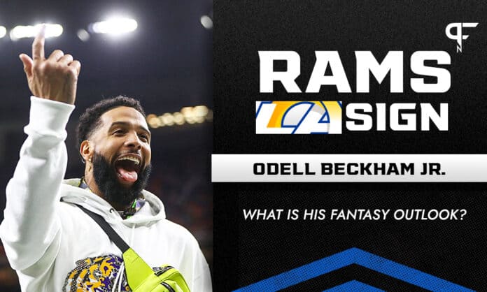 Odell Beckham Jr.'s fantasy value after signing with the Los Angeles Rams