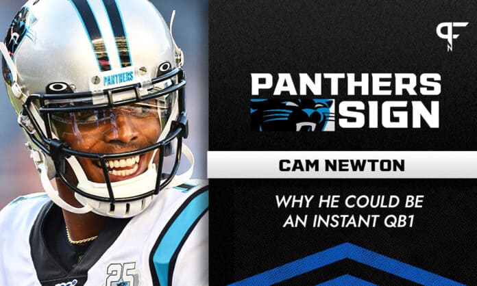 Cam Newton's fantasy outlook after signing with the Carolina Panthers