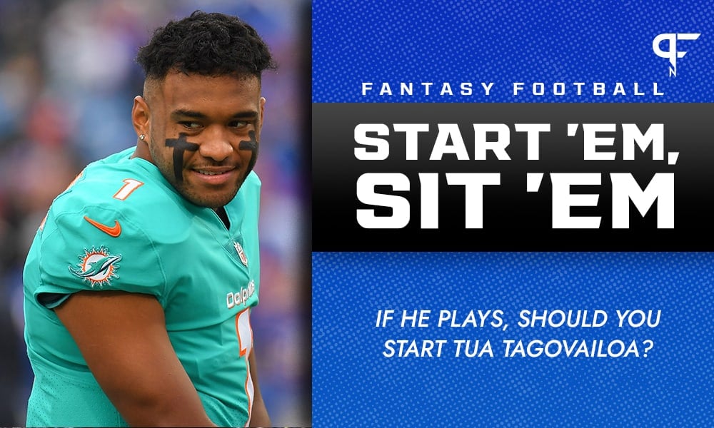 Tua Tagovailoa Start/Sit Week 10 If he plays, trust him for fantasy