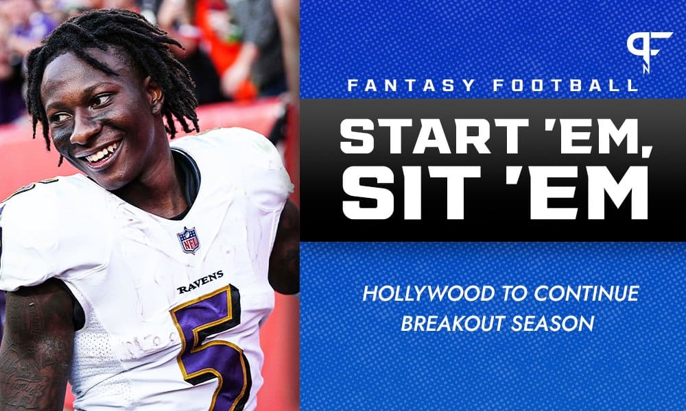 Marquise Brown Start/Sit Week 10: Hollywood to continue breakout