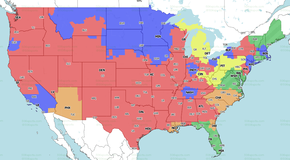 Packers vs. Seahawks, 2021 Week 10: How to watch, TV broadcast map