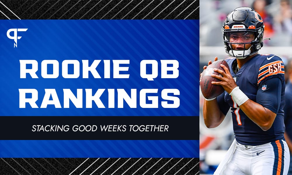 NFL QB Rookie Rankings Week 10: Five throws from Fields, and hunting the  good stuff with Jones and Lawrence