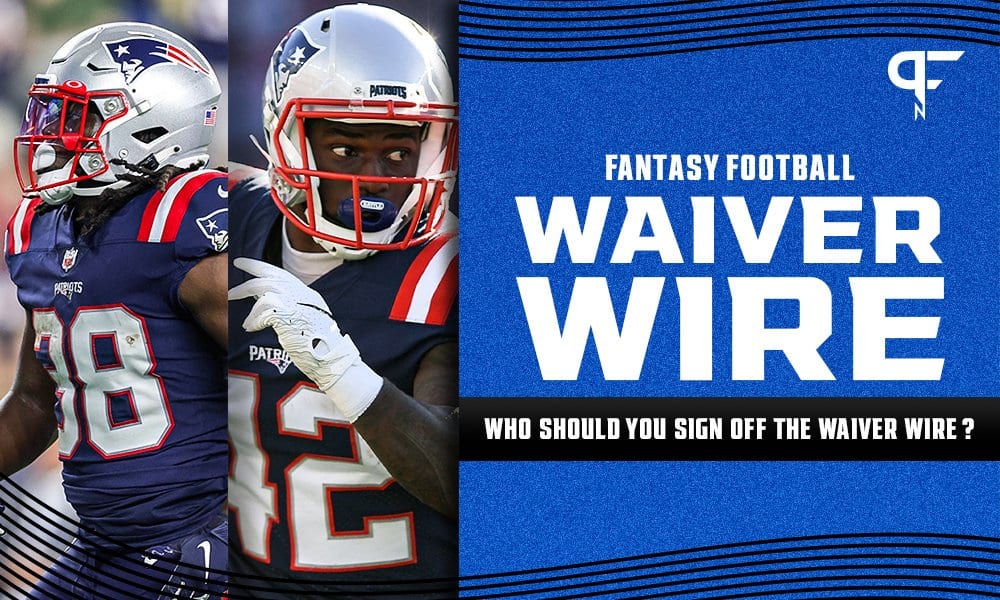 Rhamondre Stevenson or Brandon Bolden: Who should you sign off the waiver  wire in Week 10?