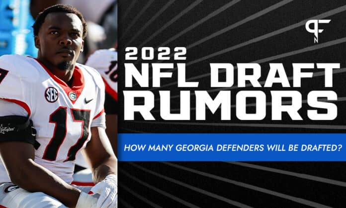2022 NFL Draft Rumors: How many Georgia defenders will be drafted?