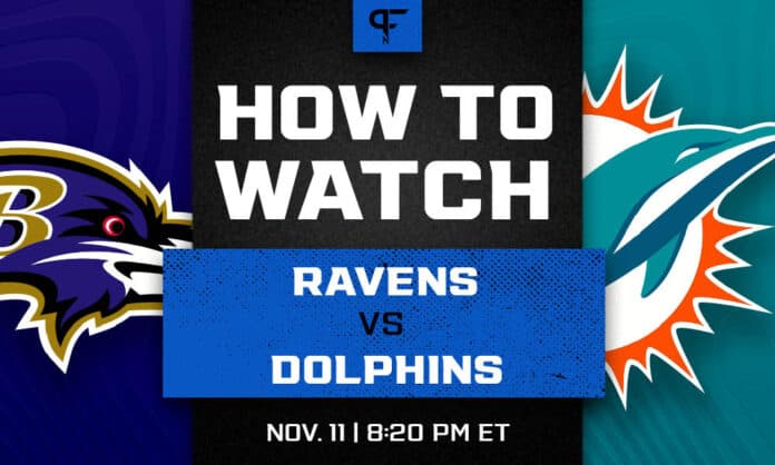 NFL - Miami Dolphins vs. Baltimore Ravens. Thursday Night Football