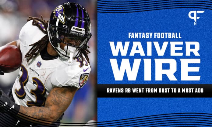 Fantasy football waiver wire: Ravens backfield leads Week 2