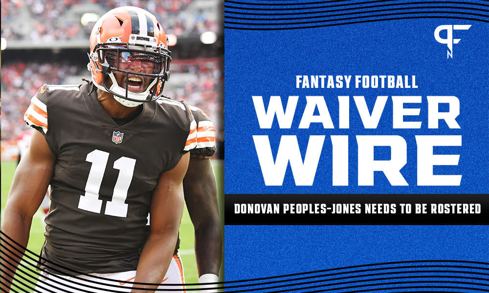 Donovan Peoples-Jones fantasy football waiver wire: Browns WR