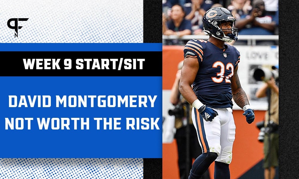 David Montgomery Start/Sit Week 9: Not worth the Monday Night Football  gamble