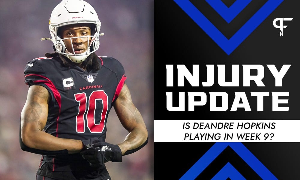 DeAndre Hopkins injury news: Cardinals WR will not play in Week 11