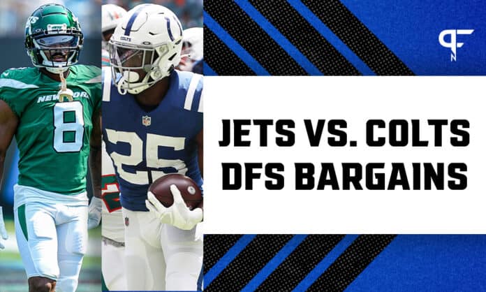 Thursday Night NFL DFS Picks: Jets vs. Colts cheap bargains include Elijah Moore, Marlon Mack