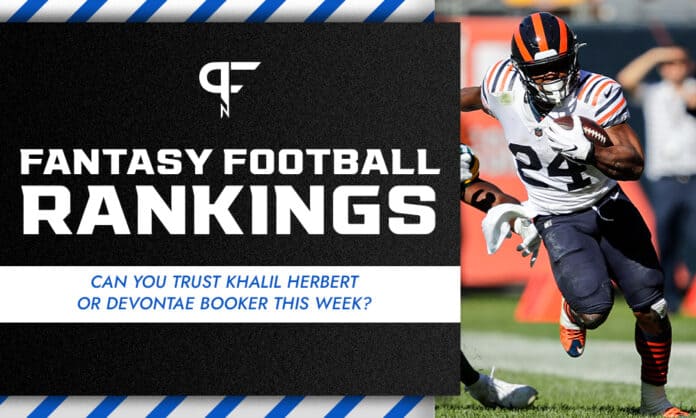 Top 200 Superflex Fantasy Football Players Week 10: Can you trust AJ Dillon  or Mike Davis?