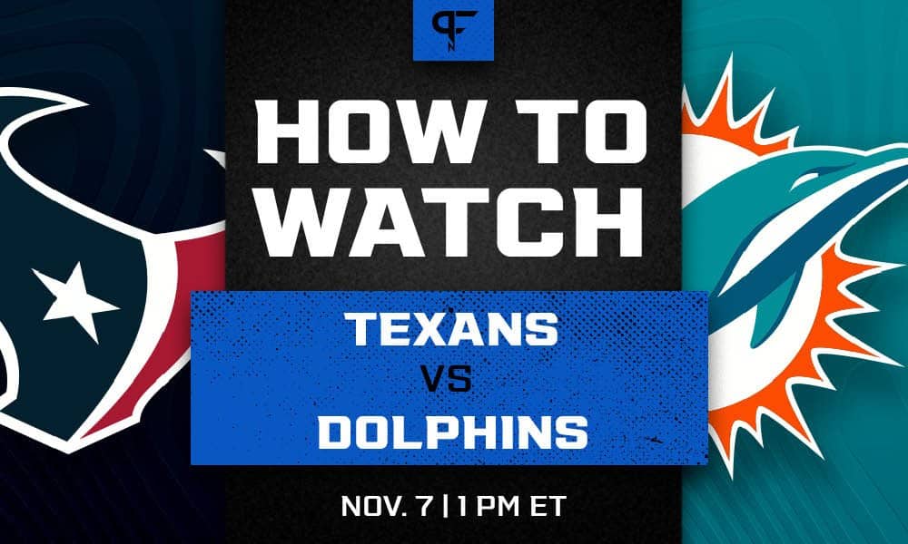 Texans vs. Dolphins live stream: TV channel, how to watch
