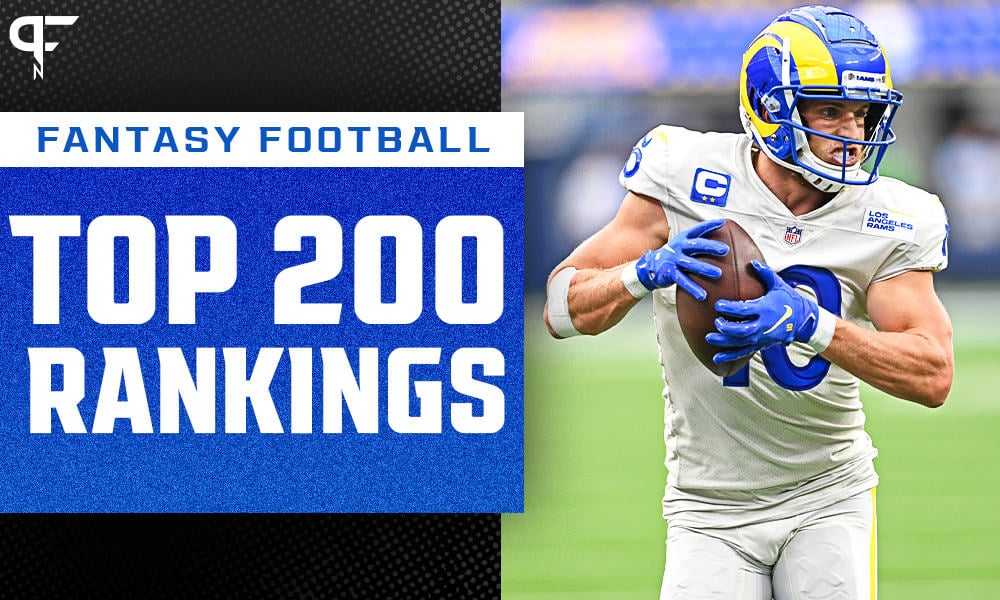 top 200 ppr rankings