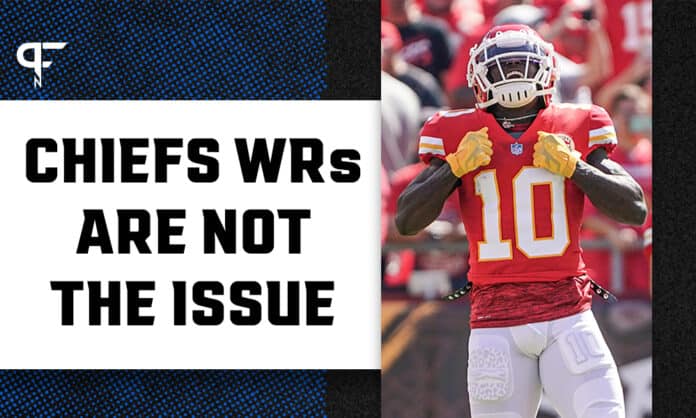 Chiefs wide receivers and tight ends aren’t the root of the issue in Kansas City
