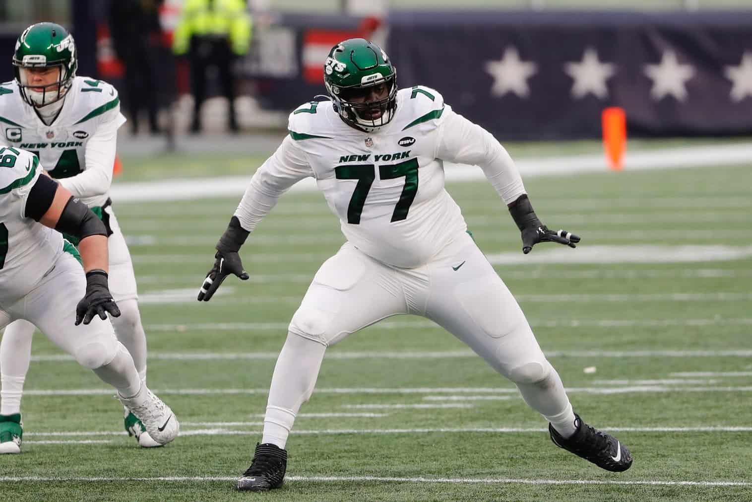 NEW weight revealed for Jets OL Mekhi Becton 