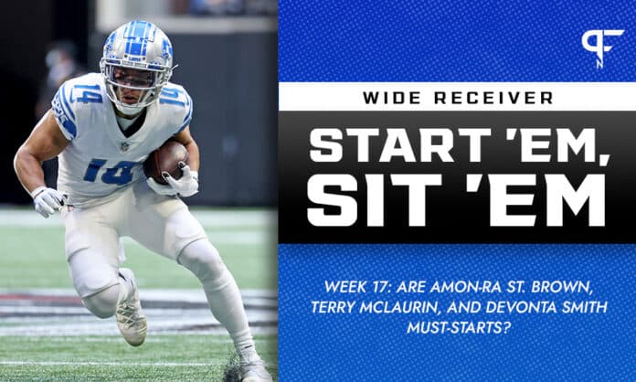 Wide Receivers Start Em Sit Em - Fantasy Football Week 17 