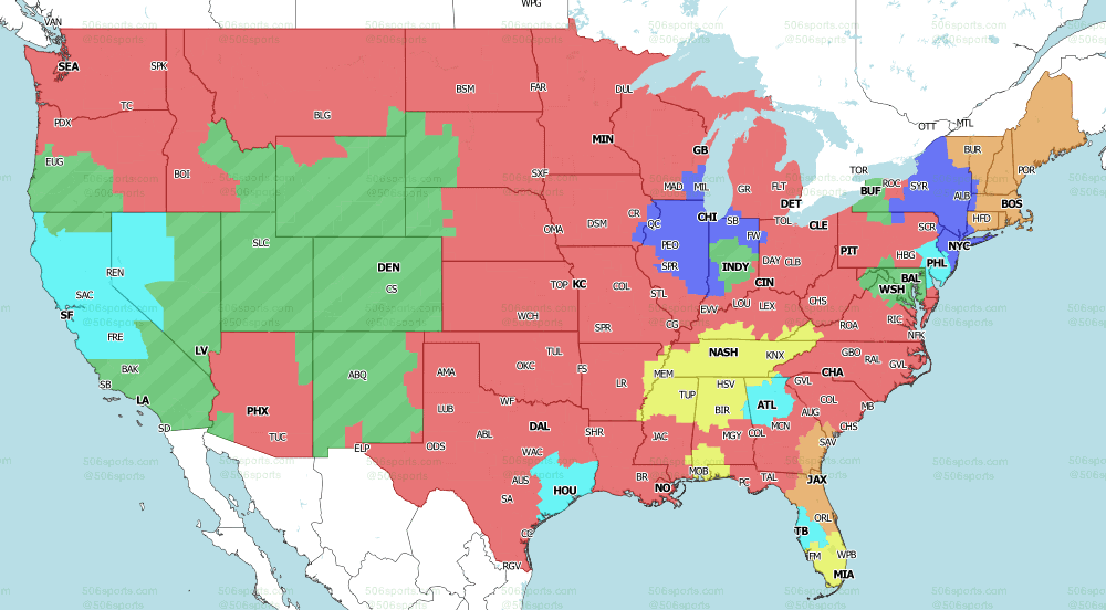 NFL Coverage Map Week 17: Chiefs vs. Bengals, Cardinals vs. Cowboys  headline FOX, CBS games this week