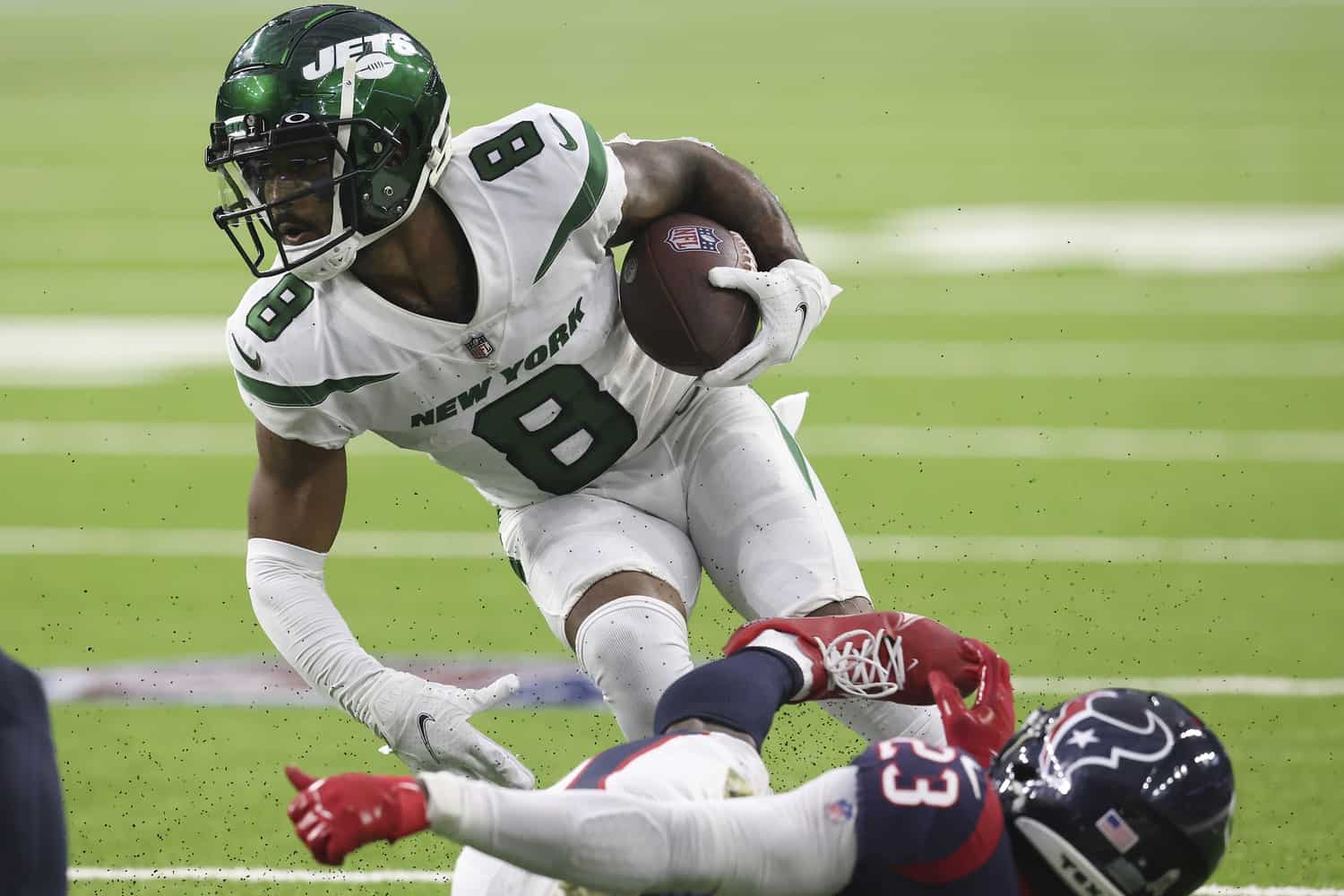 Elijah Moore injury news: Jets WR has yet to practice for Week 18