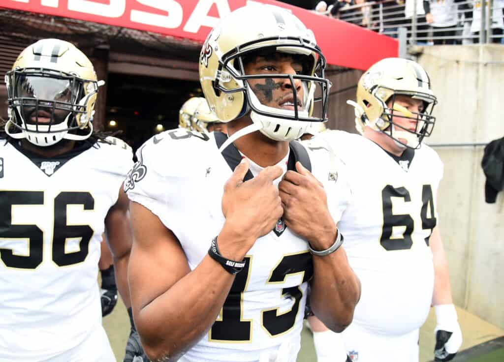 Saints Pregame Huddle vs. Raiders