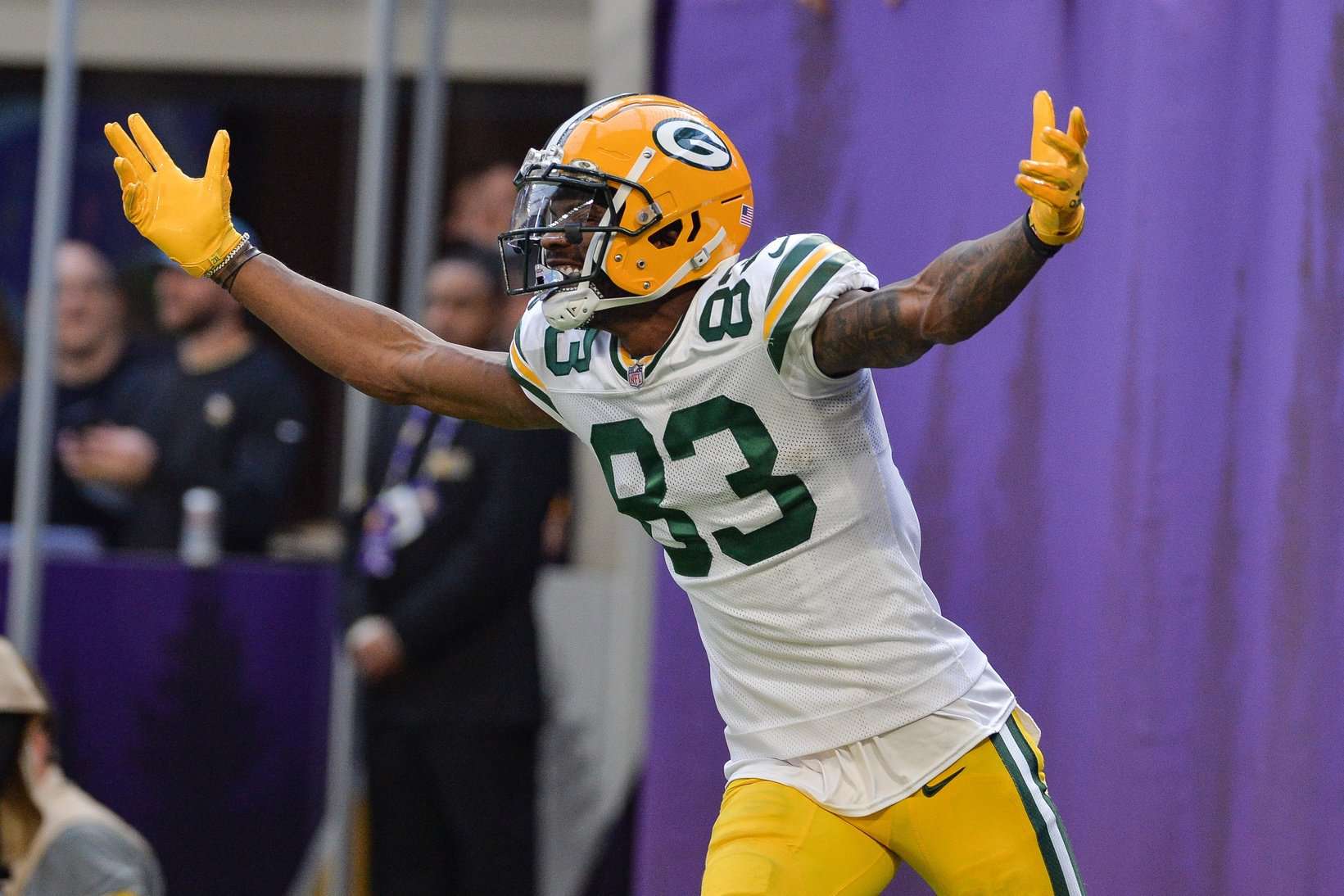 Is Marquez Valdes-Scantling playing today vs. the Browns? Latest injury  update on Packers WR