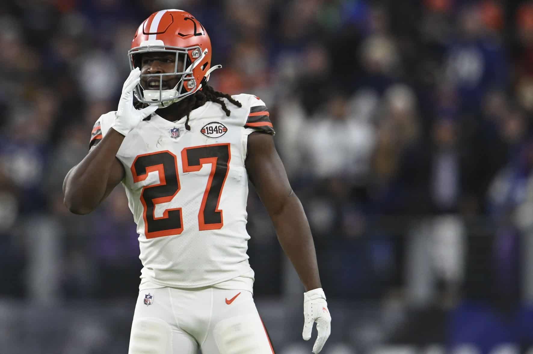 Is Kareem Hunt playing today vs. the Packers? Latest injury update