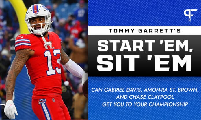 WR Start 'Em, Sit 'Em Week 16: Can Gabriel Davis, Amon-Ra St. Brown, and  Chase Claypool get you to your championship?