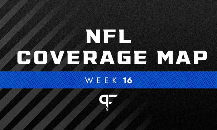 NFL Coverage Map Week 16: TV schedule for FOX, CBS broadcasts