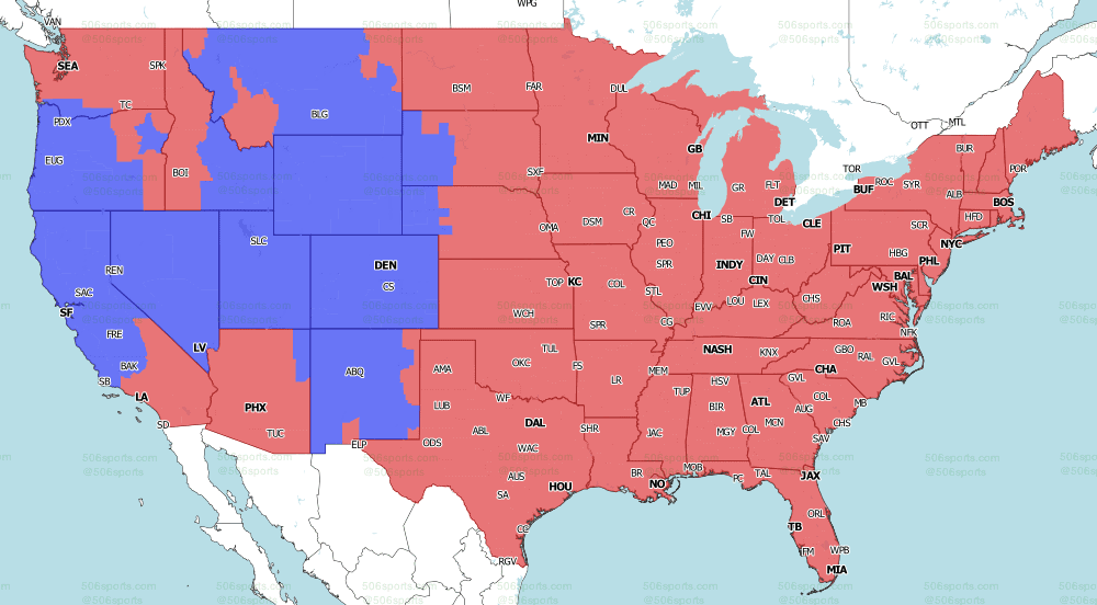 CBS Late NFL TV map Week 16 2021