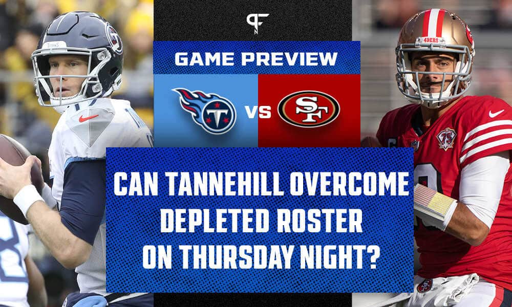 What channel is the 49ers vs. Titans Thursday Night Football game on tonight ?