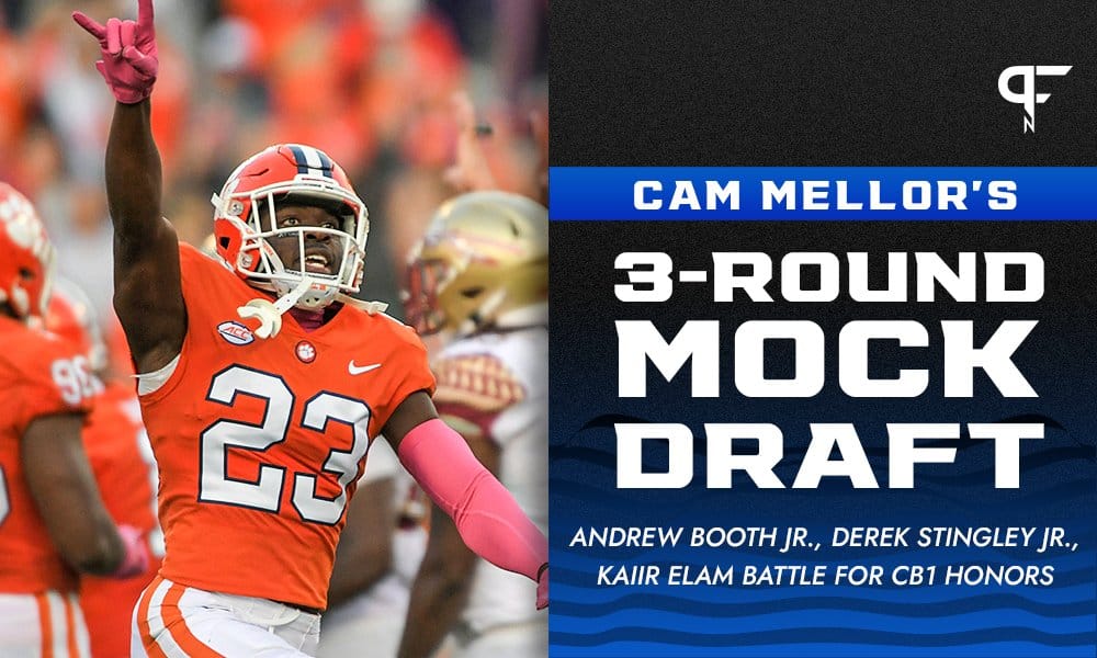 Day 3 Cleveland Browns mock draft with first three rounds complete