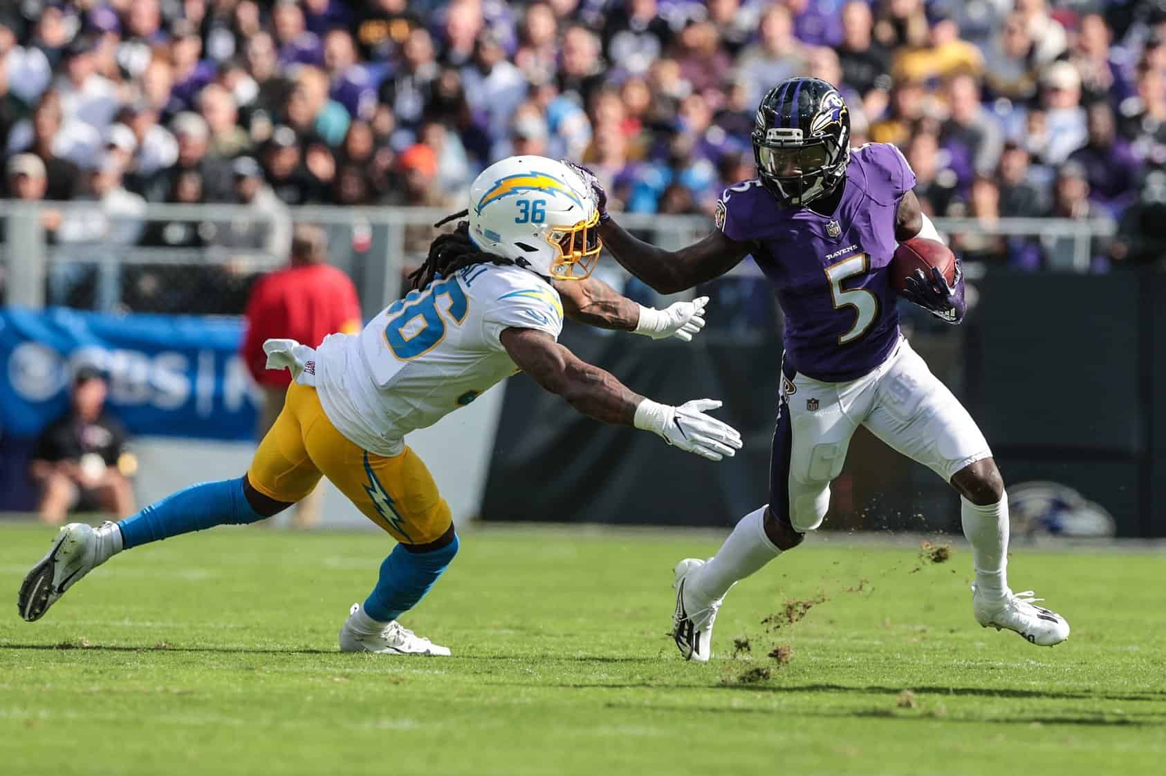 Is Marquise Brown playing today vs. the Packers? Latest news on Ravens WR  and his fantasy outlook