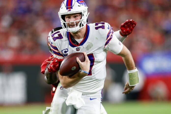 Buffalo Bills wearing all-red uniforms for Week 15 against Panthers