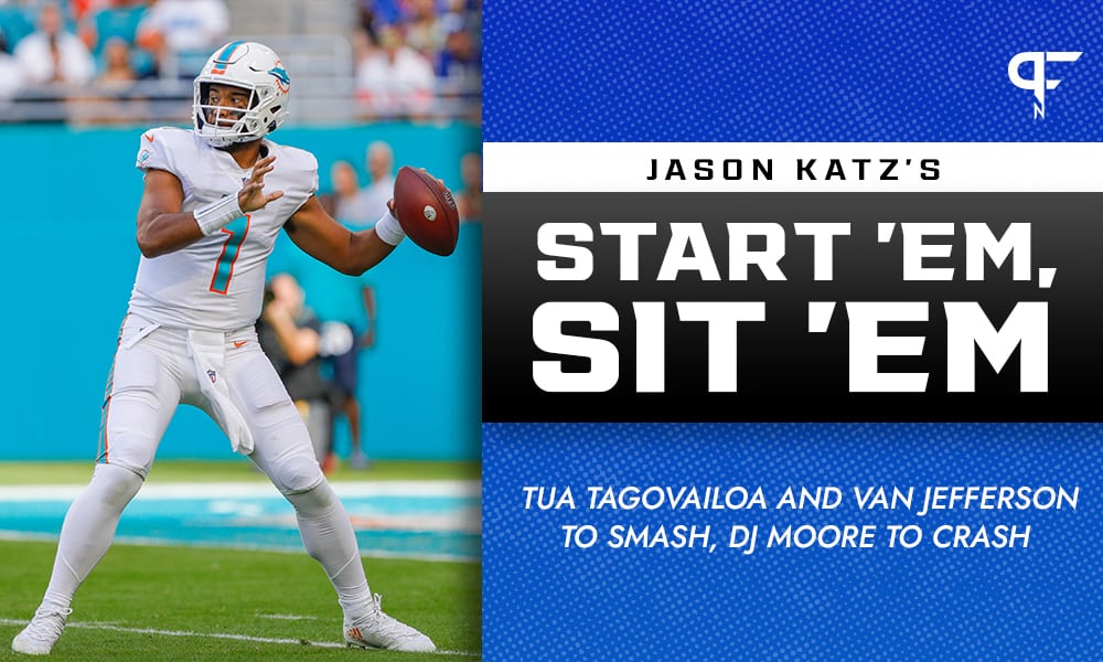 Fantasy Football Week 11 Start 'Em & Sit 'Em: Tua Tagovailoa gets