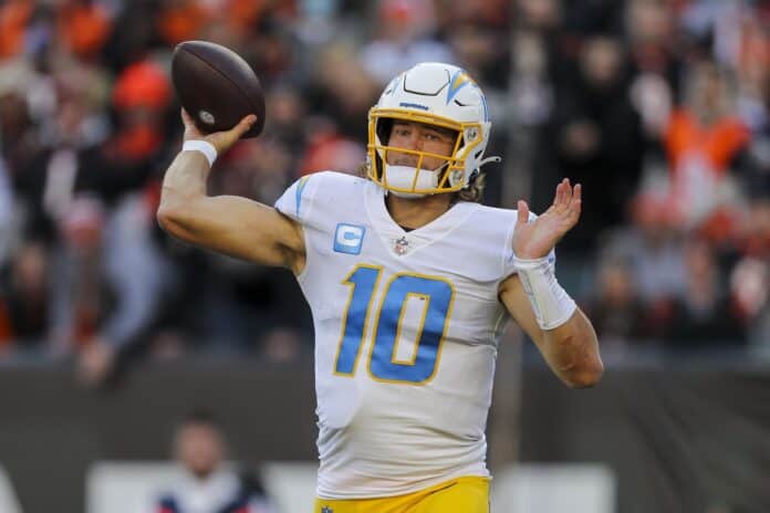 Chargers’ Justin Herbert showing improvement down the stretch