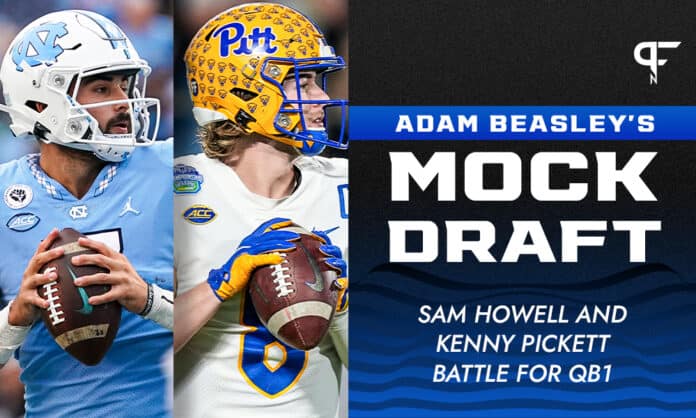 2022 First Round NFL Mock Draft: Sam Howell and Kenny Pickett battle for QB1