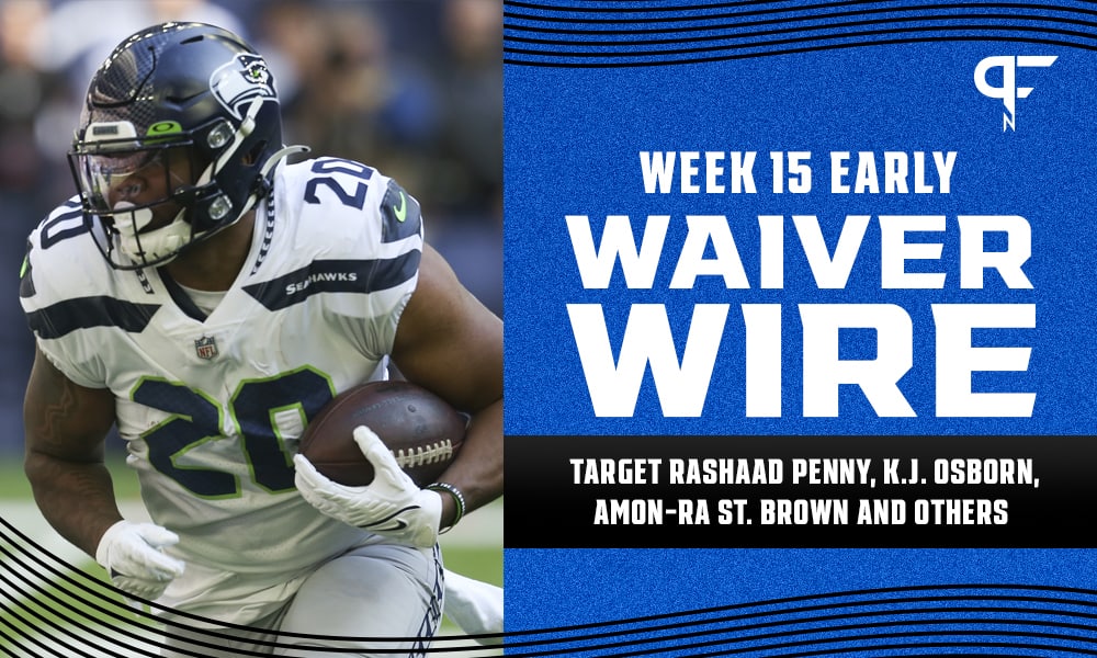 Fantasy Football waiver wire targets for Week 15 of 2021 NFL season