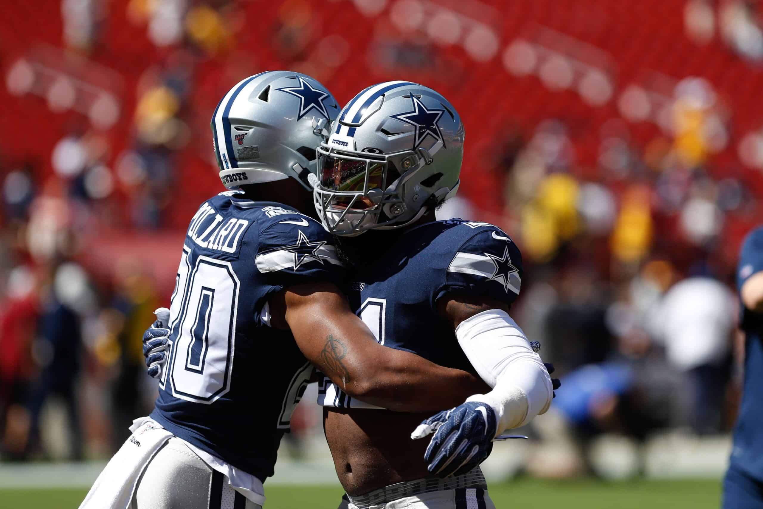 Are Ezekiel Elliott and Tony Pollard playing today vs. Washington?