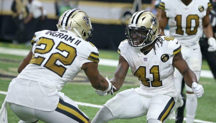 Alvin Kamara and Mark Ingram both miss Saints Tuesday practice