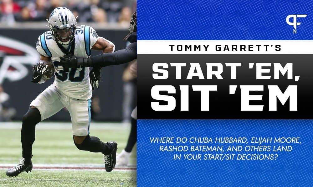 Fantasy Start 'Em Sit 'Em Week 14: Where do Chuba Hubbard, Elijah Moore,  and Rashod Bateman land in start/sit decisions?