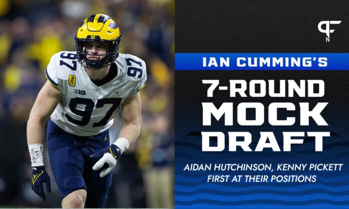 2022 7-Round NFL Mock Draft: Aidan Hutchinson, Kenny Pickett first at their positions