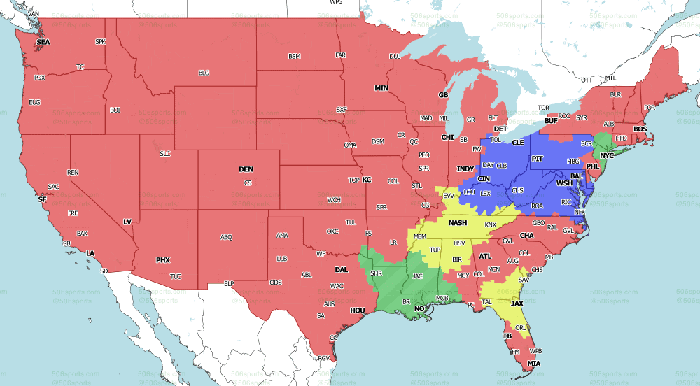 NFL TV Schedule Week 14: Coverage Maps for All CBS and FOX NFL